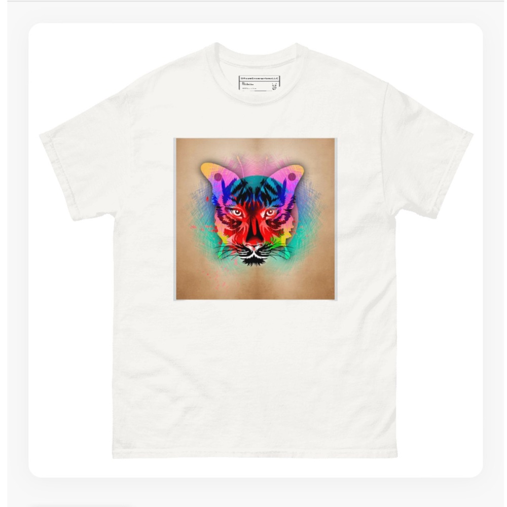 Beautiful White T Shirt with Design